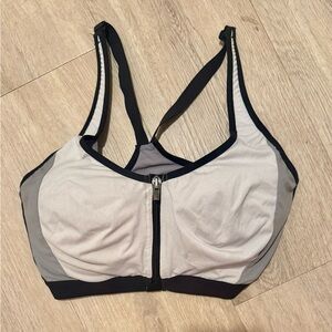 Victoria's Secret Black Gray and White Sports Bra size M